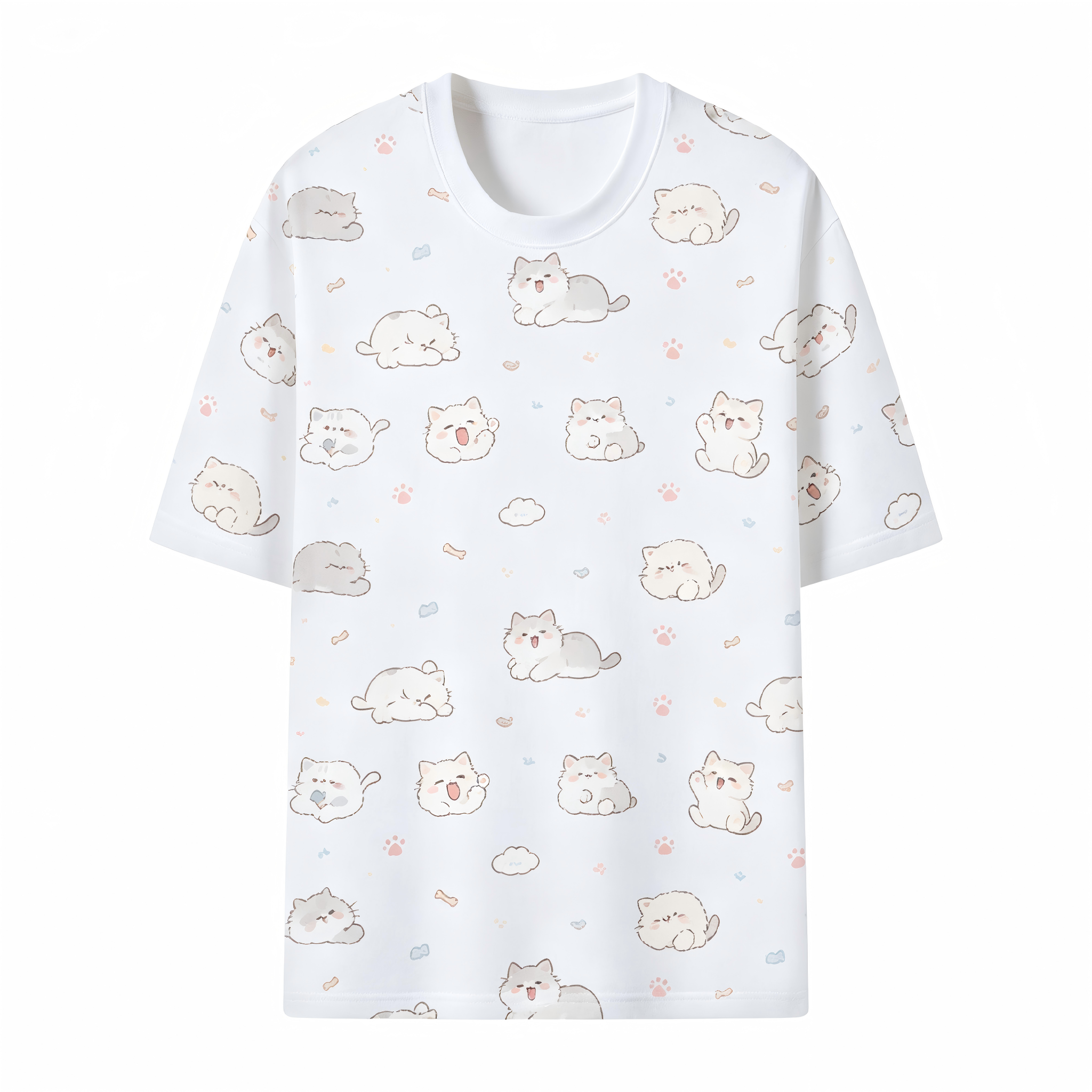 TCYHDX001  Custom Printed T-shirt (Sublimation / DTG / DTF Printing Supported)
