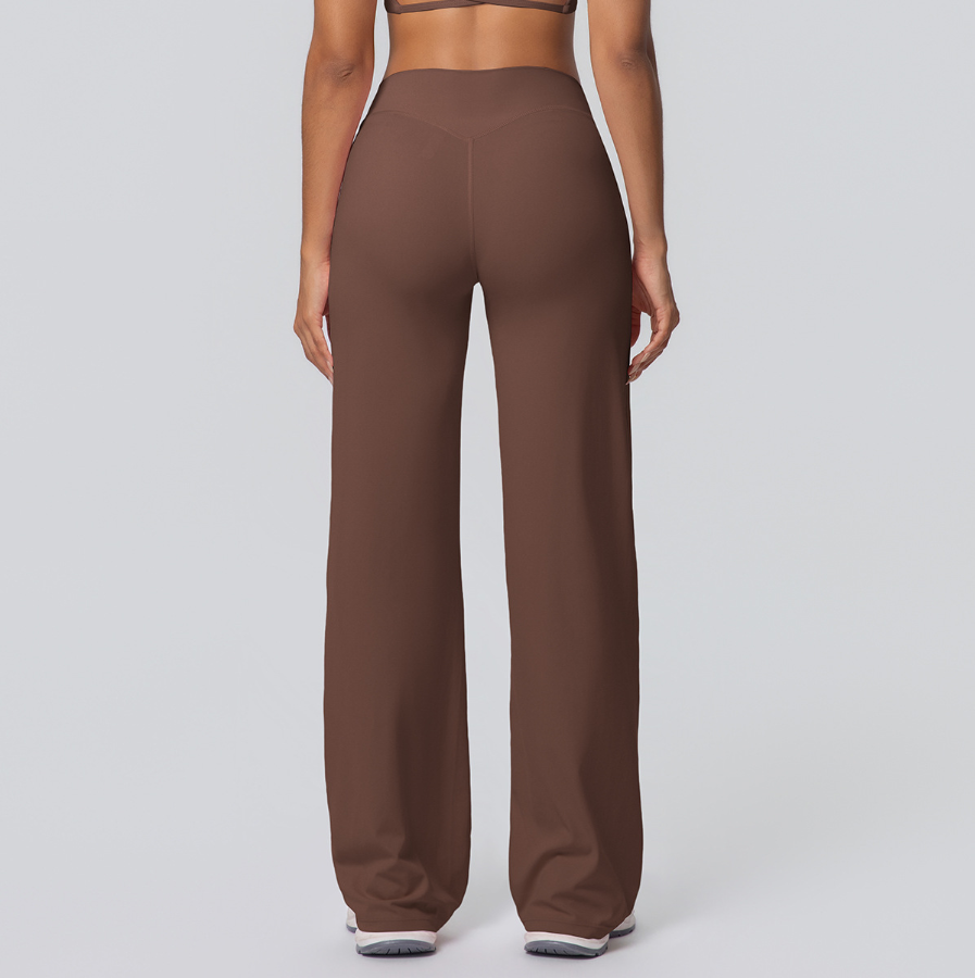 TCOMCK001 Double-sided Brushed Yoga Flared Leggings