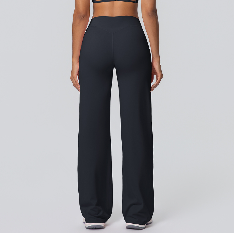 TCOMCK001 Double-sided Brushed Yoga Flared Leggings