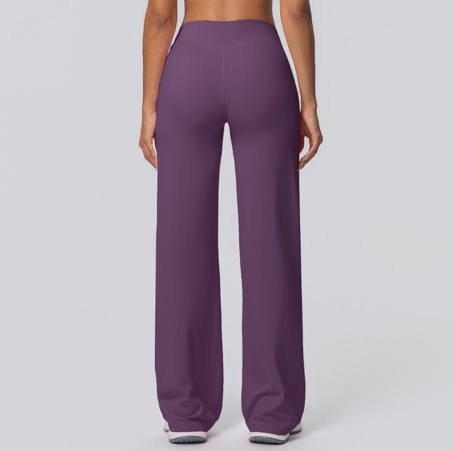 TCOMCK001 Double-sided Brushed Yoga Flared Leggings