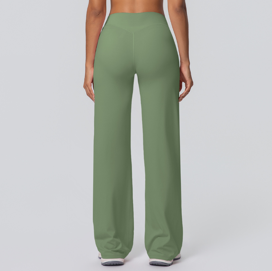 TCOMCK001 Double-sided Brushed Yoga Flared Leggings