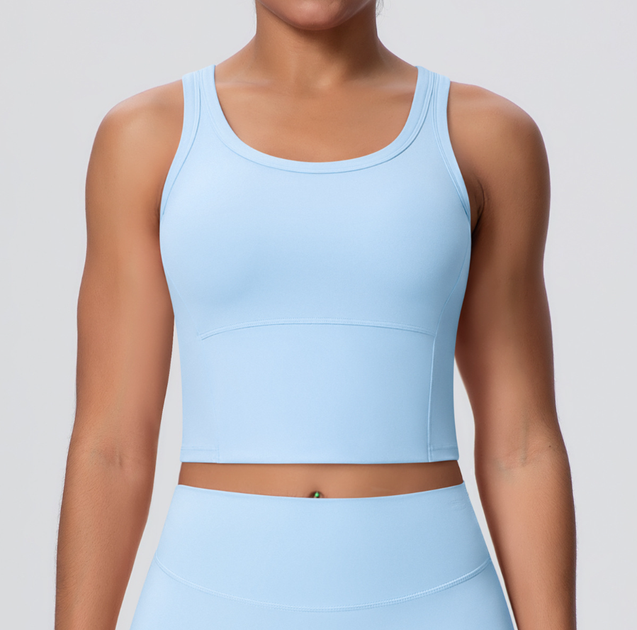 TCOMBX001 Built-in Bra Women Yoga Sports Tank Top