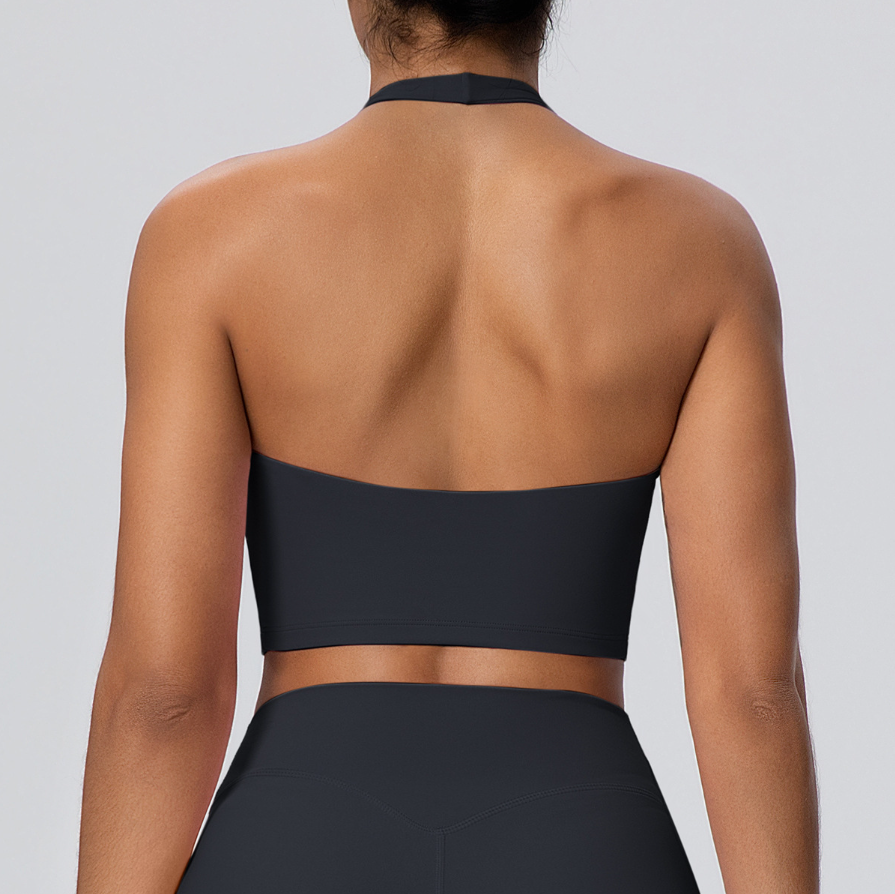 TCOMBX003 Halter Neck Women Yoga Sports Tank Top