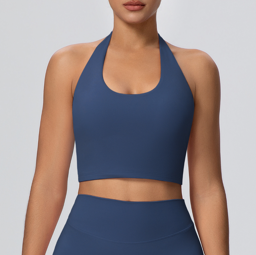 TCOMBX003 Halter Neck Women Yoga Sports Tank Top