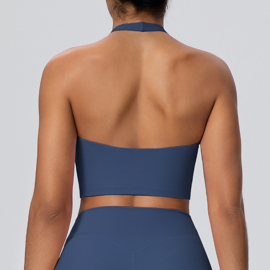 TCOMBX003 Halter Neck Women Yoga Sports Tank Top