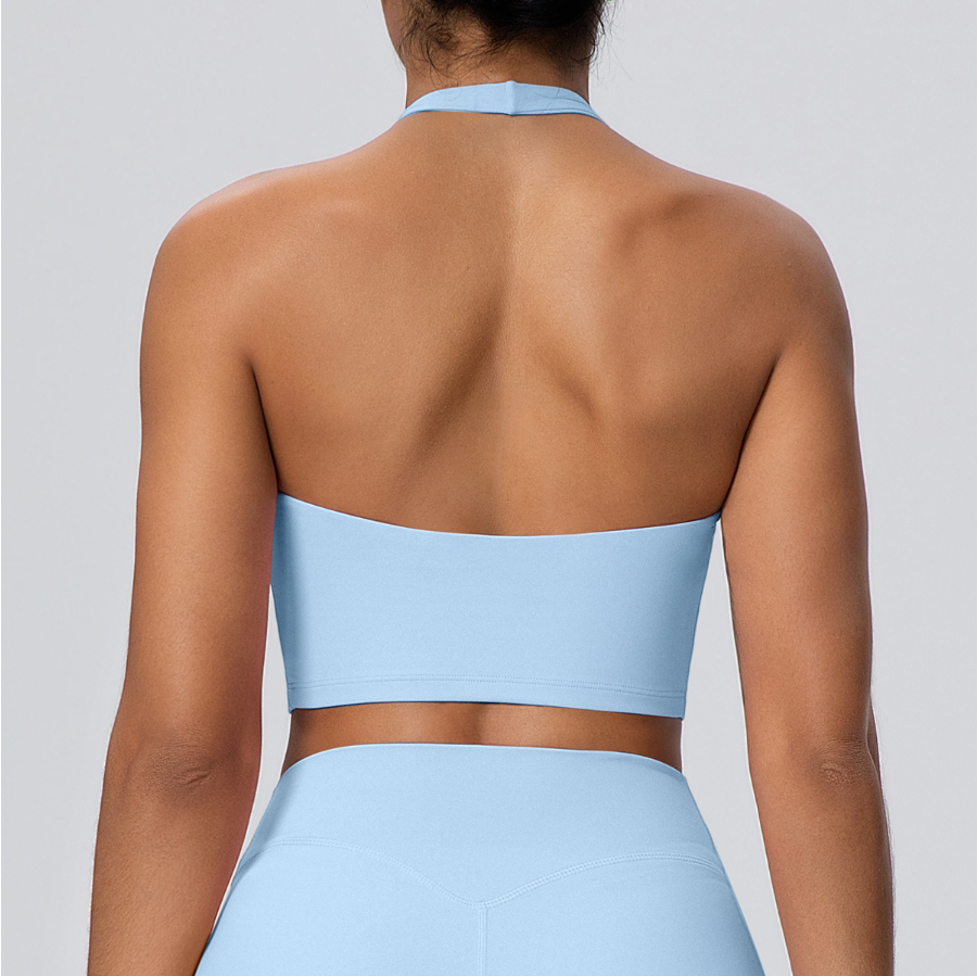 TCOMBX003 Halter Neck Women Yoga Sports Tank Top