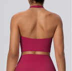 TCOMBX003 Halter Neck Women's Yoga Sports Tank Top