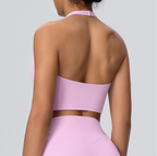 TCOMBX003 Halter Neck Women's Yoga Sports Tank Top