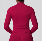 TCOMCX002 Zip Up Stand Collar Women's Yoga Sports Jacket