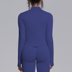 TCOMCX002 Zip Up Stand Collar Women's Yoga Sports Jacket