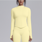 TCOMCX002 Zip Up Stand Collar Women's Yoga Sports Jacket