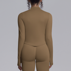 TCOMCX002 Zip Up Stand Collar Women's Yoga Sports Jacket