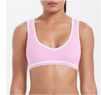 TCOMWX002 Color Block Double Brushed Women's Sports Bra