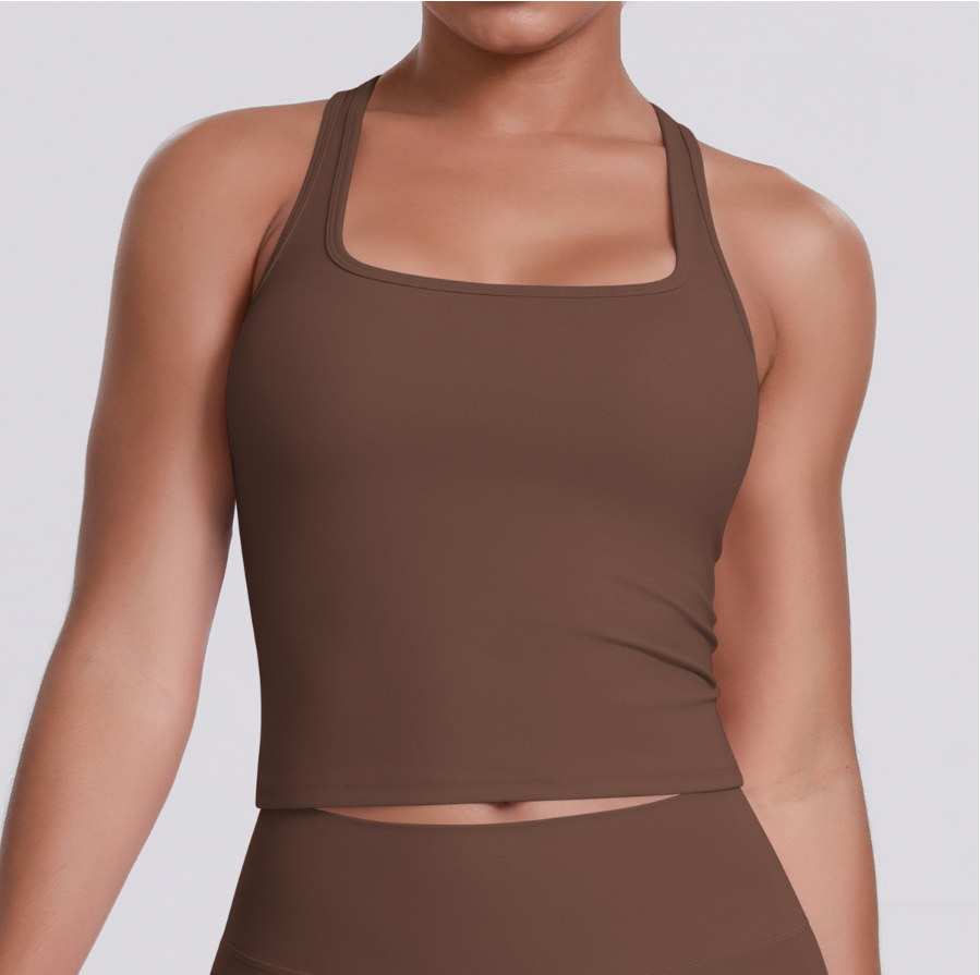 TCOMBX008 Racerback Quick Dry Women Yoga Sports Tank Top