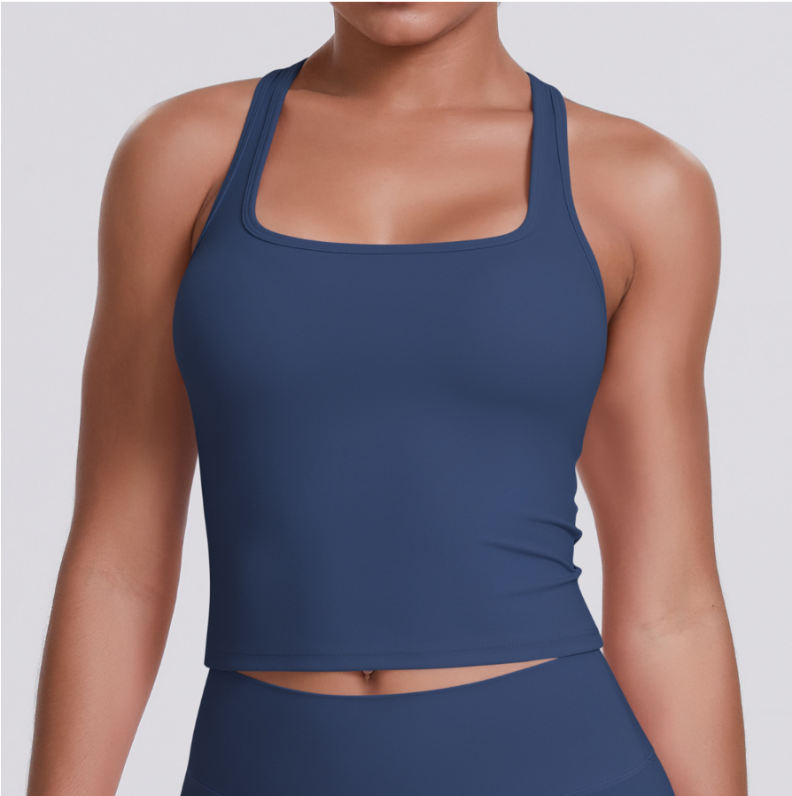 TCOMBX008 Racerback Quick Dry Women Yoga Sports Tank Top