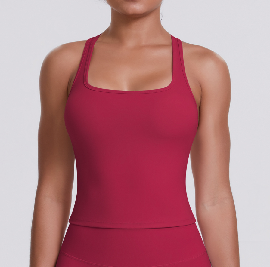 TCOMBX008 Racerback Quick Dry Women Yoga Sports Tank Top