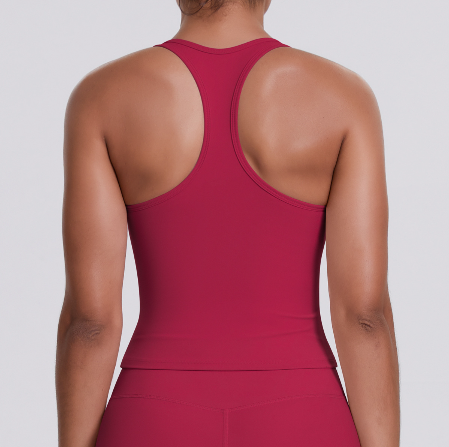 TCOMBX008 Racerback Quick Dry Women Yoga Sports Tank Top