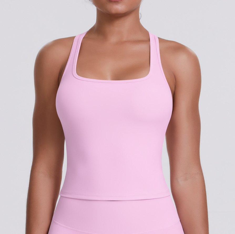 TCOMBX008 Racerback Quick Dry Women Yoga Sports Tank Top
