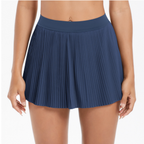 TCOMDQ001 Falda de tenis plisada con shorts interiores