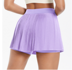 TCOMDQ001 Falda de tenis plisada con shorts interiores