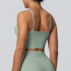 TCOMBX009 Thin Strap Square Neck Sports Yoga Cami Tank Top