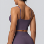 TCOMBX009 Thin Strap Square Neck Sports Yoga Cami Tank Top