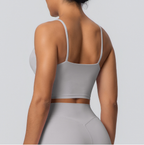 TCOMBX009 Thin Strap Square Neck Sports Yoga Cami Tank Top