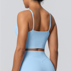 TCOMBX009 Thin Strap Square Neck Sports Yoga Cami Tank Top