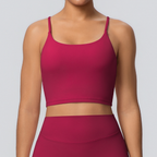 TCOMBX009 Thin Strap Square Neck Sports Yoga Cami Tank Top