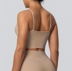 TCOMBX009 Thin Strap Square Neck Sports Yoga Cami Tank Top