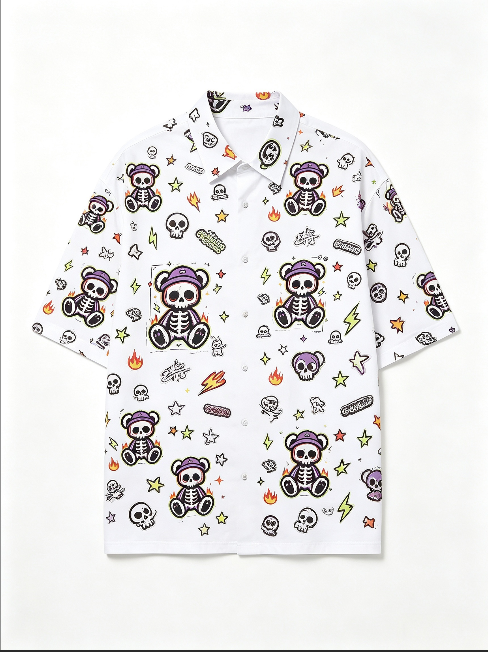 TCYHCS001 Short Sleeve Shirt | Custom Printing Supported (Sublimation / DTG / DTF)