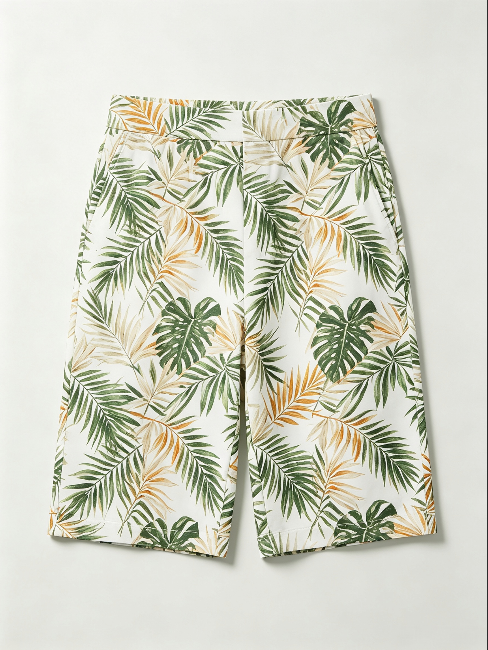 TCYHDK001 Knit Knee‑Length Shorts | Custom Printing Supported (Sublimation / DTG / DTF)