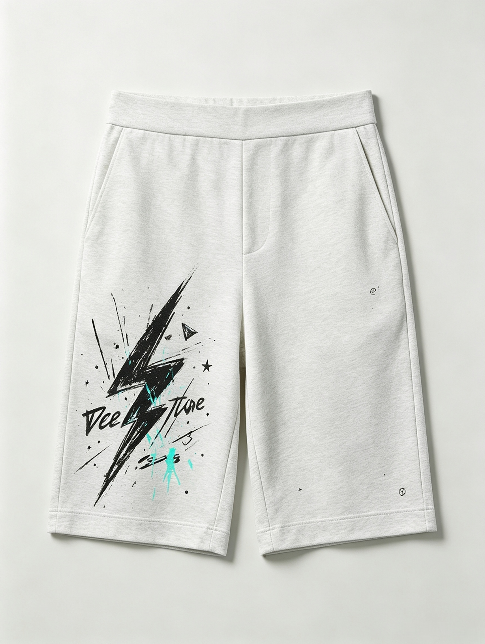 TCYHDK001 Knit Knee‑Length Shorts | Custom Printing Supported (Sublimation / DTG / DTF)
