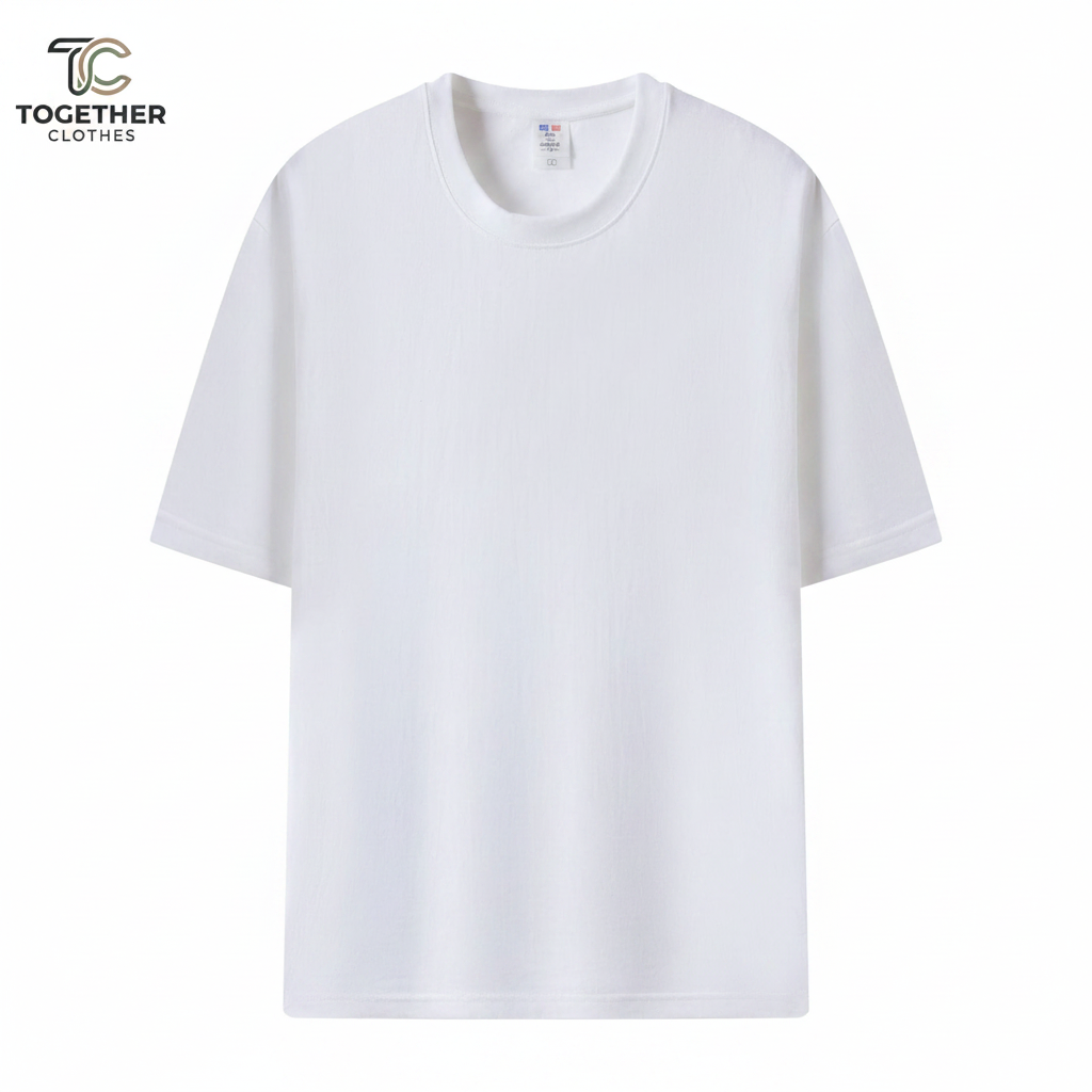 White Oversized T-Shirt with Logo